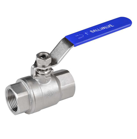 1000WOG(PN64)兩片式全徑內螺紋不銹鋼球閥